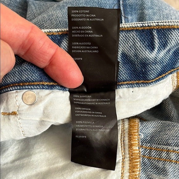 BARDOT NWOT Wide Leg Denim Jeans, Size 28 - Picture 7 of 14